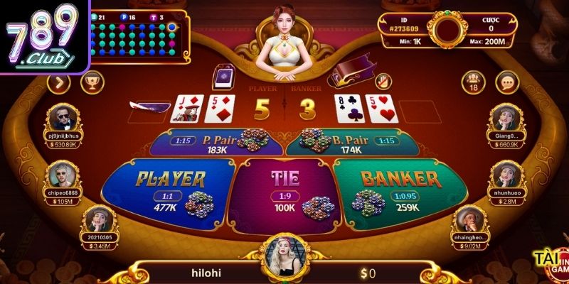 Baccarat 789Club, Cách Vận Hành Rõ Ràng Logic Và Ổn Định 1 Tổng quan về tựa game quốc dân baccarat 789Club