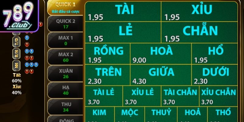 Cách chọn số trong Keno