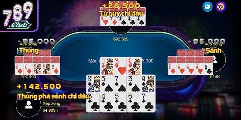 Mậu Binh 789Club, Nơi Xếp Bài Đòi Hỏi Tư Duy Và Bản Lĩnh 3 Chọn lối xếp an toàn khi bài không đẹp